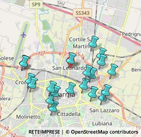 Mappa Via Imperia, 43122 Parma PR, Italia (2.0065)