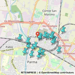 Mappa Via Imperia, 43122 Parma PR, Italia (0.9055)