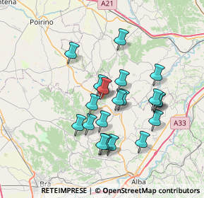 Mappa Via Asti, 12046 Montà CN, Italia (6.2495)