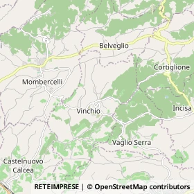 Mappa Vinchio