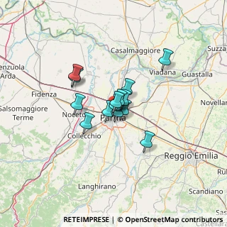 Mappa Via Trento, 43122 Parma PR, Italia (7.63786)