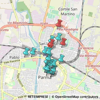 Mappa Via Trento, 43122 Parma PR, Italia (0.7595)