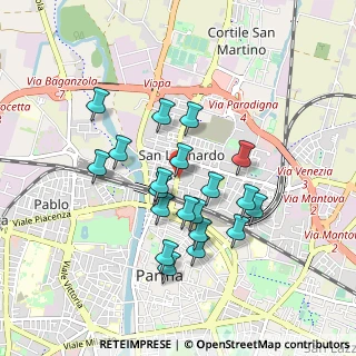 Mappa Via Trento, 43122 Parma PR, Italia (0.7955)