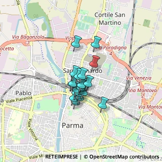 Mappa Via Trento, 43122 Parma PR, Italia (0.4955)