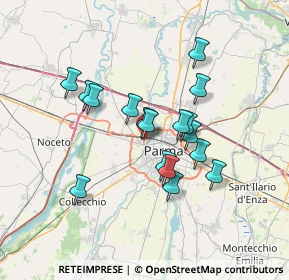 Mappa Via Ivanoe Bonomi, 43126 Parma PR, Italia (5.77412)