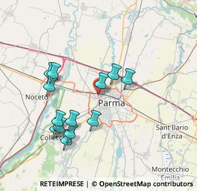 Mappa Via Ivanoe Bonomi, 43126 Parma PR, Italia (7.15)