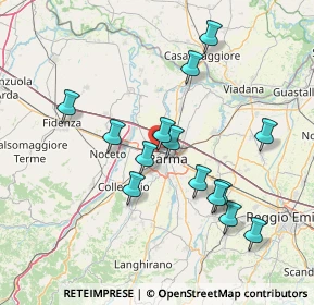 Mappa Via Ivanoe Bonomi, 43126 Parma PR, Italia (14.31357)