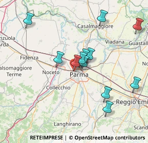 Mappa Via Ivanoe Bonomi, 43126 Parma PR, Italia (14.36167)