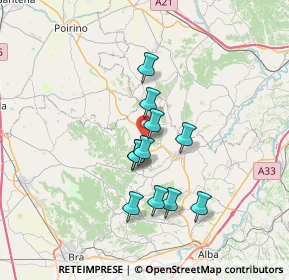 Mappa Italia, 12046 Montà CN, Italia (5.49455)