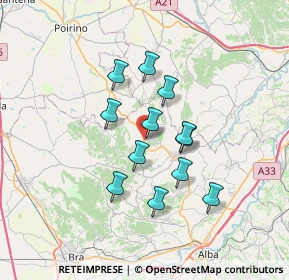 Mappa Italia, 12046 Montà CN, Italia (5.51667)