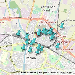 Mappa Via Pasubio, 43122 Parma PR, Italia (0.7775)