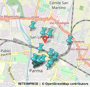 Mappa Via Pasubio, 43122 Parma PR, Italia (0.9135)