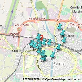 Mappa Via Luigi Vigotti, 43100 Parma PR, Italia (0.7855)