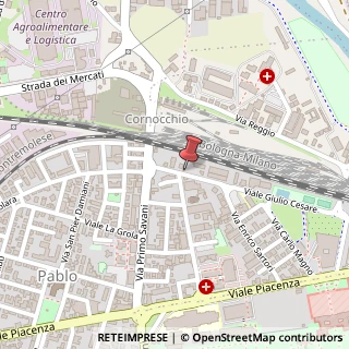 Mappa Via Michelangelo Anselmi, 8, 43126 Parma, Parma (Emilia Romagna)