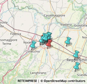 Mappa Via Anselmi Via Savani, 43126 Parma PR, Italia (8.755)