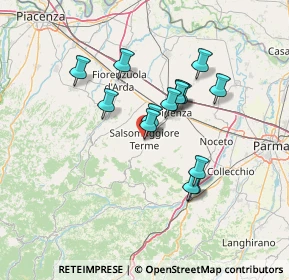 Mappa Piazza Brugnola, 43039 Salsomaggiore Terme PR, Italia (11.30857)