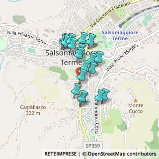 Mappa Piazza Brugnola, 43039 Salsomaggiore Terme PR, Italia (0.3335)