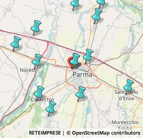 Mappa Via Francesco Saverio Nitti, 43126 Parma PR, Italia (8.98692)