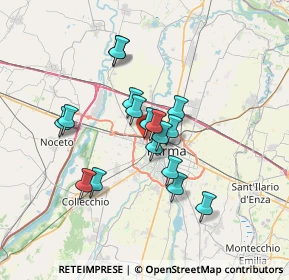 Mappa Via Francesco Saverio Nitti, 43126 Parma PR, Italia (5.49412)