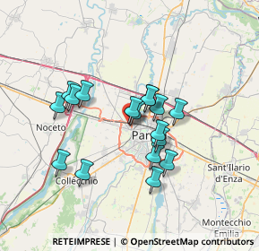 Mappa Via Francesco Saverio Nitti, 43126 Parma PR, Italia (5.63235)