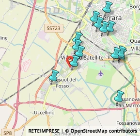 Mappa Via Luzzasco Luzzaschi, 44124 Ferrara FE, Italia (2.08357)