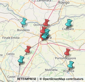 Mappa Via Luzzasco Luzzaschi, 44124 Ferrara FE, Italia (14.94)