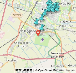 Mappa Via Andrey Sacharov, 44124 Ferrara FE, Italia (2.41077)