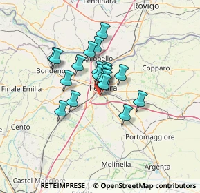 Mappa Via Andrey Sacharov, 44124 Ferrara FE, Italia (8.7995)