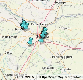 Mappa Via Andrey Sacharov, 44124 Ferrara FE, Italia (9.05214)