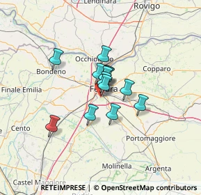 Mappa Via Andrey Sacharov, 44124 Ferrara FE, Italia (7.74615)
