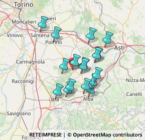 Mappa Corso A. De Gasperi, 12046 Montà CN, Italia (10.91824)