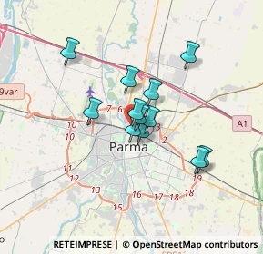 Mappa Via Monte Corno, 43122 Parma PR (2.44083)