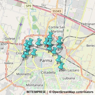 Mappa Via Monte Corno, 43122 Parma PR (1.35688)