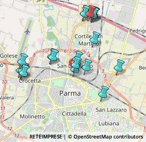 Mappa Via Monte Corno, 43122 Parma PR (2.037)