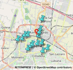 Mappa Via Brennero, 43122 Parma PR, Italia (1.45563)