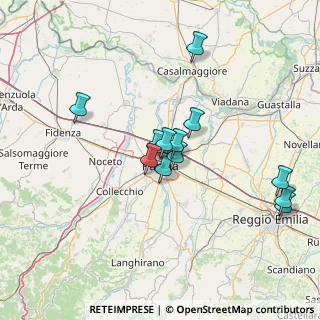 Mappa Via Brennero, 43122 Parma PR, Italia (12.67083)