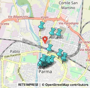 Mappa Via Brennero, 43122 Parma PR, Italia (0.912)
