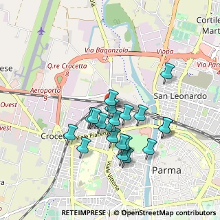 Mappa Piazza Michelangelo Buonarroti, 43100 Parma PR, Italia (0.7935)