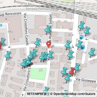 Mappa Piazza Michelangelo Buonarroti, 43100 Parma PR, Italia (0.08214)