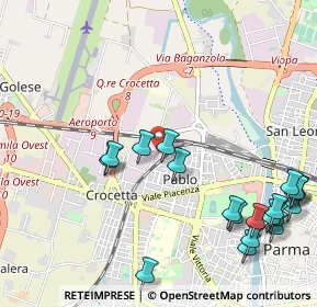 Mappa Via Tomaso Ravasini, 43126 Parma PR, Italia (1.3595)