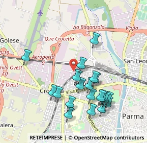 Mappa Via Tomaso Ravasini, 43126 Parma PR, Italia (0.974)