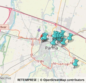 Mappa Via Tomaso Ravasini, 43126 Parma PR, Italia (2.81182)