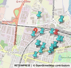 Mappa Via Tomaso Ravasini, 43126 Parma PR, Italia (0.5535)