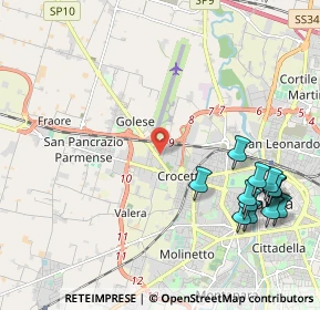 Mappa 43126 Parma PR, Italia (2.65462)