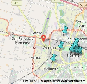 Mappa 43126 Parma PR, Italia (2.66727)