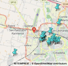 Mappa 43126 Parma PR, Italia (2.13235)