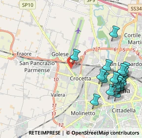 Mappa 43126 Parma PR, Italia (2.514)