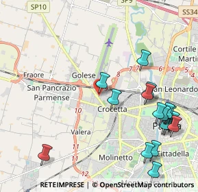 Mappa 43126 Parma PR, Italia (2.57765)