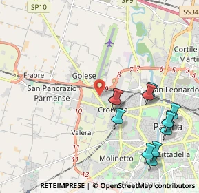 Mappa 43126 Parma PR, Italia (2.3925)