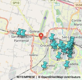 Mappa 43126 Parma PR, Italia (2.4935)